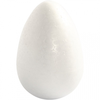 Polystyrenové vejce. Výška 12 cm. 
